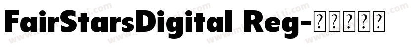 FairStarsDigital Reg字体转换